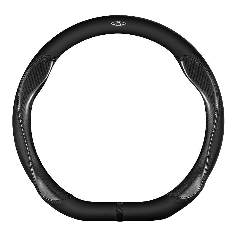For Chery Tiggo 7 Pro Plus Tiggo 8 Plus Tiggo 5X Pro Car Steering Wheel Cover 9 Colors PU Leather Non-slip Auto Accessories