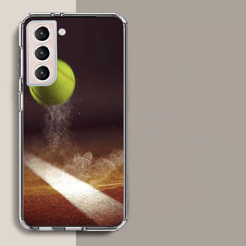 Tennis Racket Tennis Ball Phone Case For Galaxy A14 A24 A34 A54 Samsung A02S A12 A22 A32 A42 A52 A72 A13 A33 A53 5G A03 A03S A23