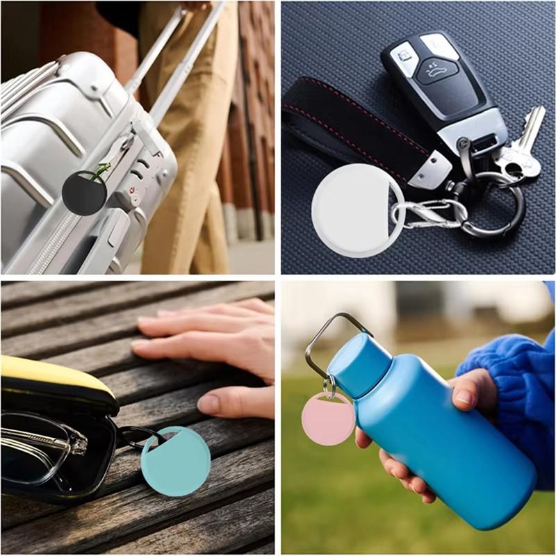 ABUO-Find My Device Enabled Smart Bluetooth GPS Tracker-4Pcs Set For Key Luggage Pet Location