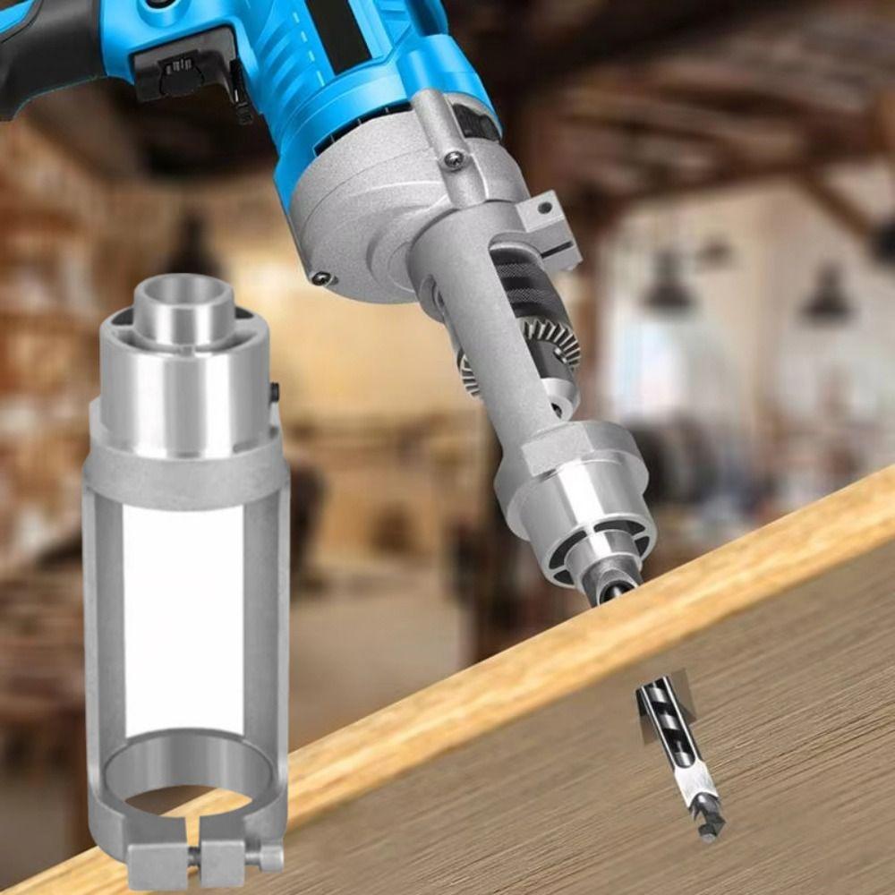 Mortising Square Hole Drill Bit Adapter Convenient Fixing Joint Mortiser Bit  Woodworking