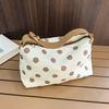 Women's Crossbody Bag, New Trendy Polka Dot Color-block Handbag, Simple Tote Bag, Sophisticated and Relaxed Handbag for Commuting.