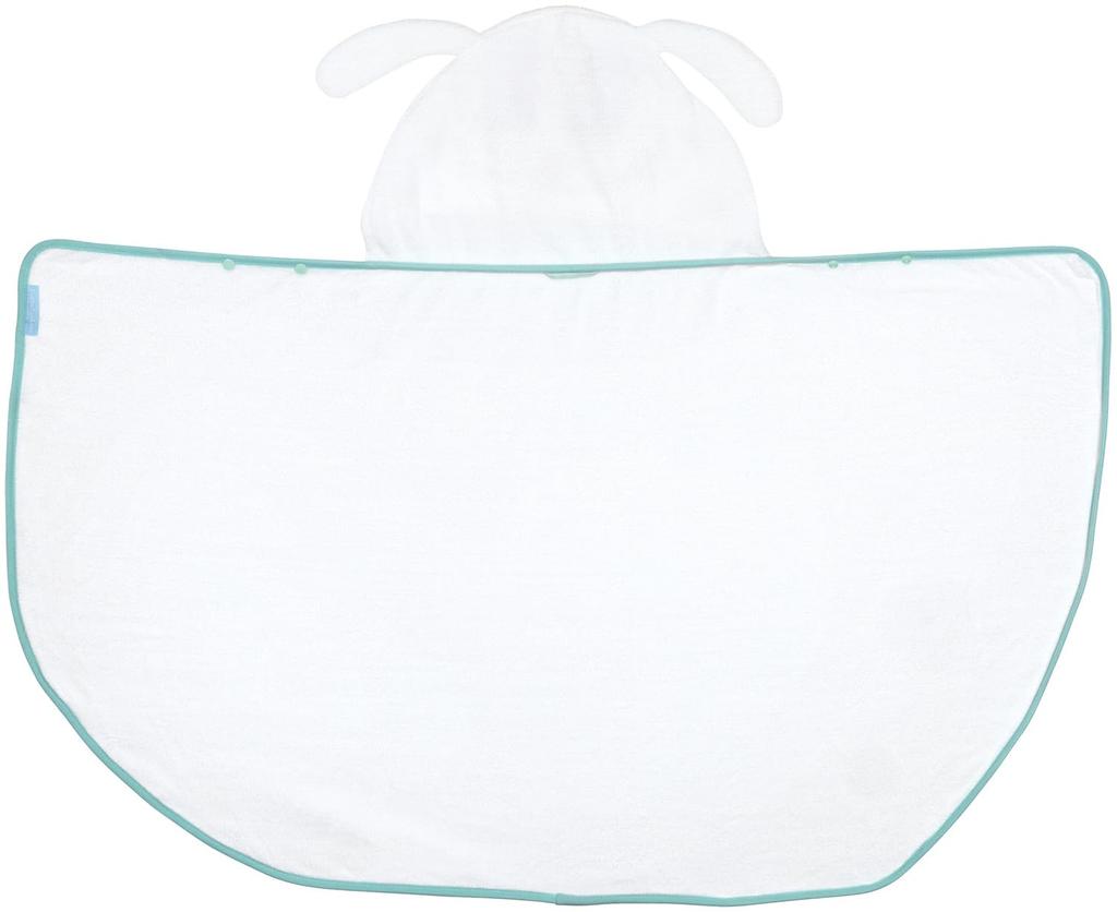 Skater Hooded Bath 108 x 92 Crayon x Shiro Kids' Poncho, Moisture-Wicking, Quick-Drying, cm, Shin-chan Design, BPO1-A