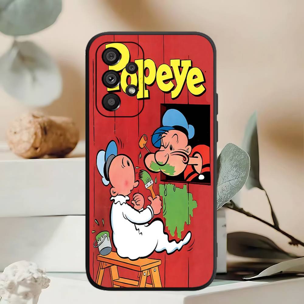 

Classic P-Popeye Comics Animation Phone Case For Samsung A 52 53 21 32 13 12 71 31 51 40 72 73 70 22 42 50 30 20 21 Shell Samsung A72