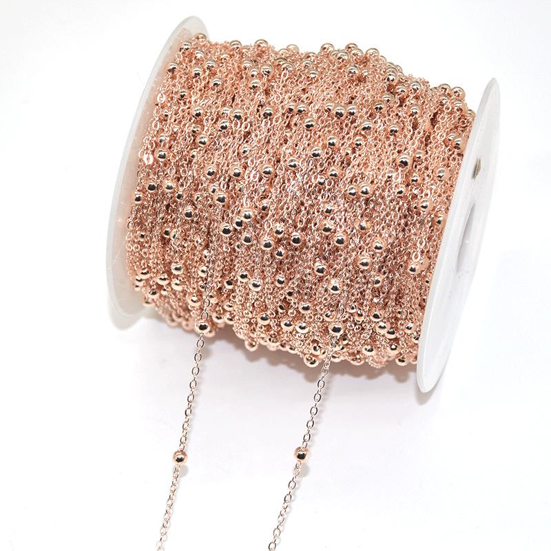 Αλυσίδα με Χάλκινα Φούντακια 4mm για DIY Κοσμήματα και Αξεσουάρ Αρχαίου Στυλ