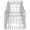 Arch Topped Gabion Baskets 6 pcs 200 x 50 x 40 60 cm Galvanized Steel