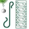 Green Christmas Tree S Hooks Xmas Hanging Pendant Mini Hanger Bauble Ball  Ornament Hook for New Year Wreath Home Party Decor