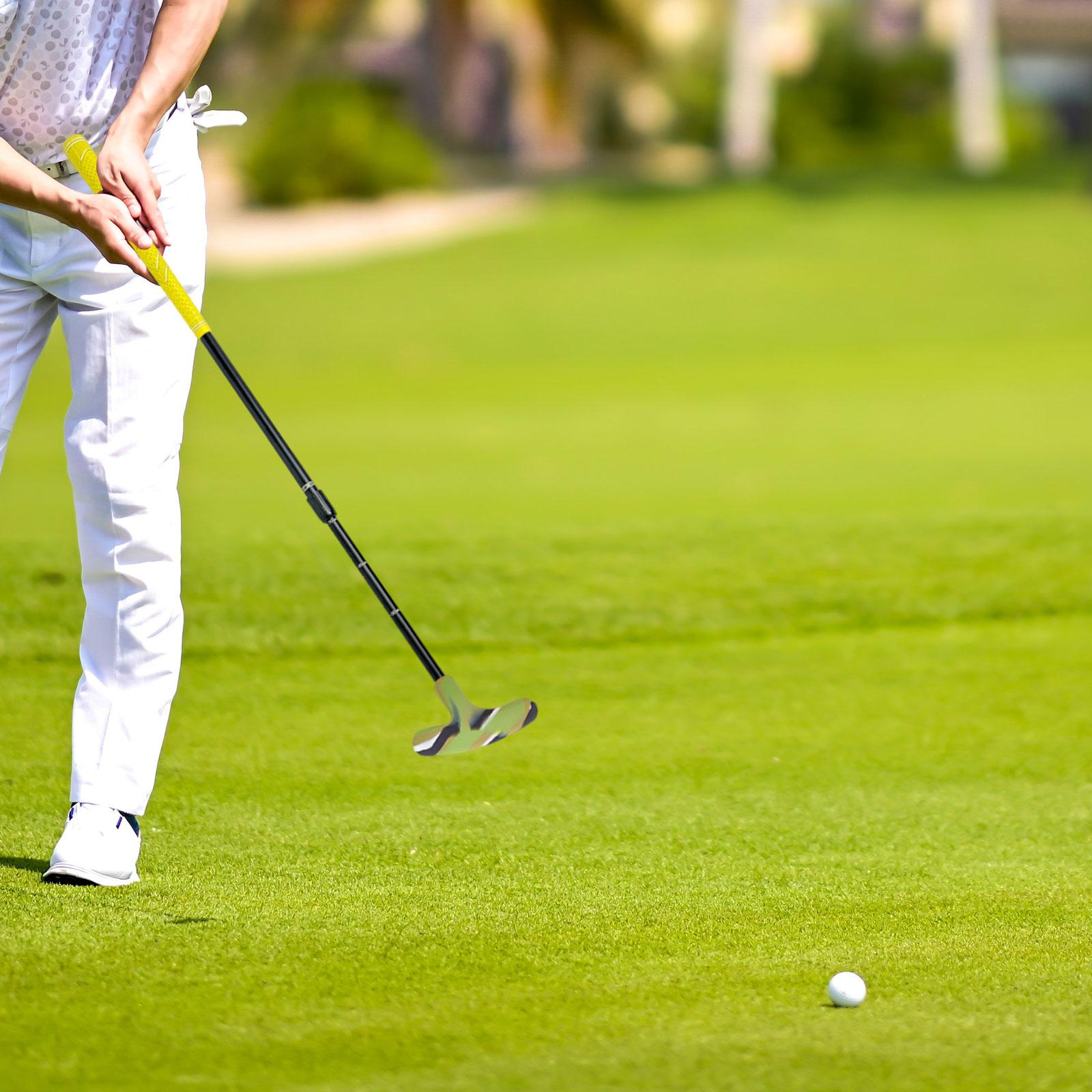 Double Sided Golf Putter, Golf , Non-Slip Grip, Golf Putting Practice Aid with Scale, Adjustable Golf Club for Indoor Outdoor