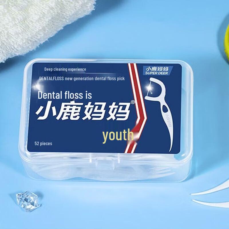 Deer Mother Portable Dental Floss Picks - 1456 Pieces