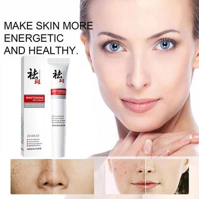 20g Aufhellende Sommersprossencreme Effektive Entfernung von Melasma Entfernt Glatte Flecken Gesichtscreme Spendet Feuchtigkeit T7W4