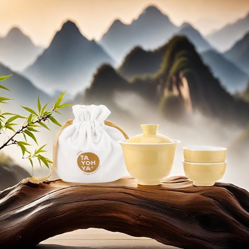 TAYOHYA Minimalist Portable Ceramic Travel Tea Set