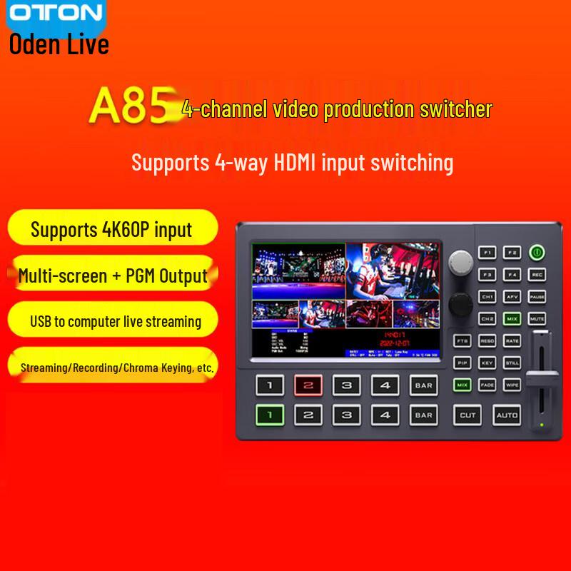 Oton A85 4-Channel HDMI Live Production Switcher