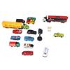 14 buc copii Die Cast mașina model jucării set aliaj educațional portabil vehicul set cu hartă trafic