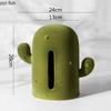 Retro Olive Green Velvet Tissue Box Desktop Ceramic Creative Napkin Paper Box Withdrawable Tissue Boxes Household Tissue Case