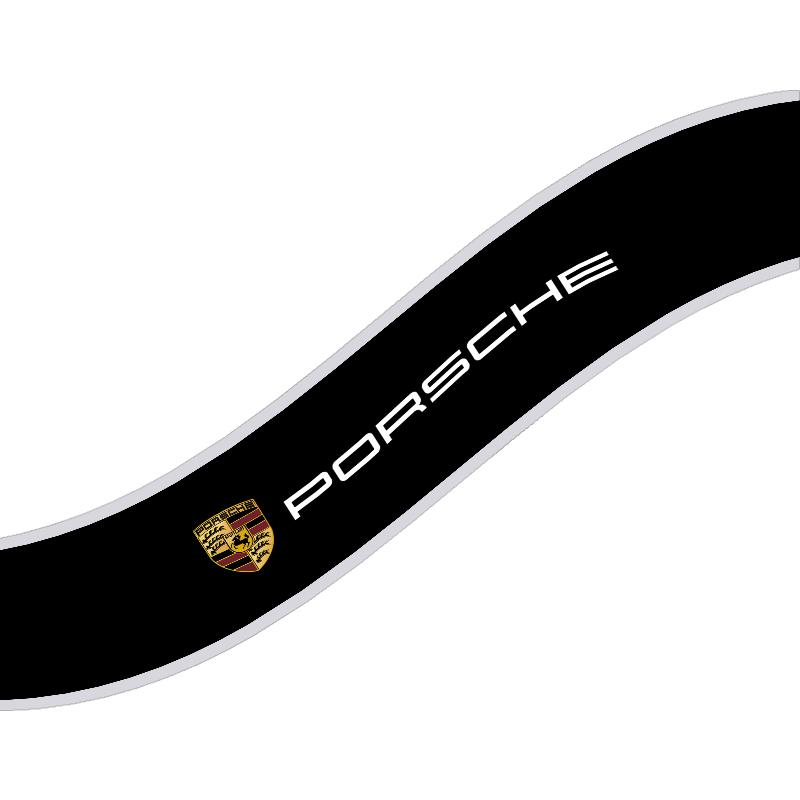 1 stk Bil Frontrute Emblem Klistremerker Foran og Bak Dekorativ For Porsche Cayenne Panamera Macan Boxster 911 Carrera-GT 944 918 917