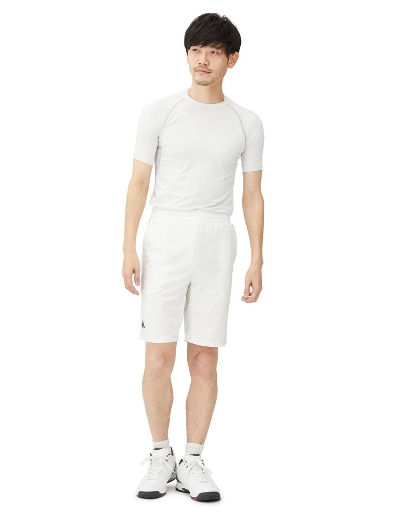 Adidas NEG73 Club Tennis White Size 4L Men's 3-Stripes Shorts, (HS3251),