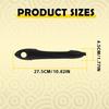 Front Driver Black Exterior Door W Handle Keyhole for Hyundai Sonata 2011-15 EA