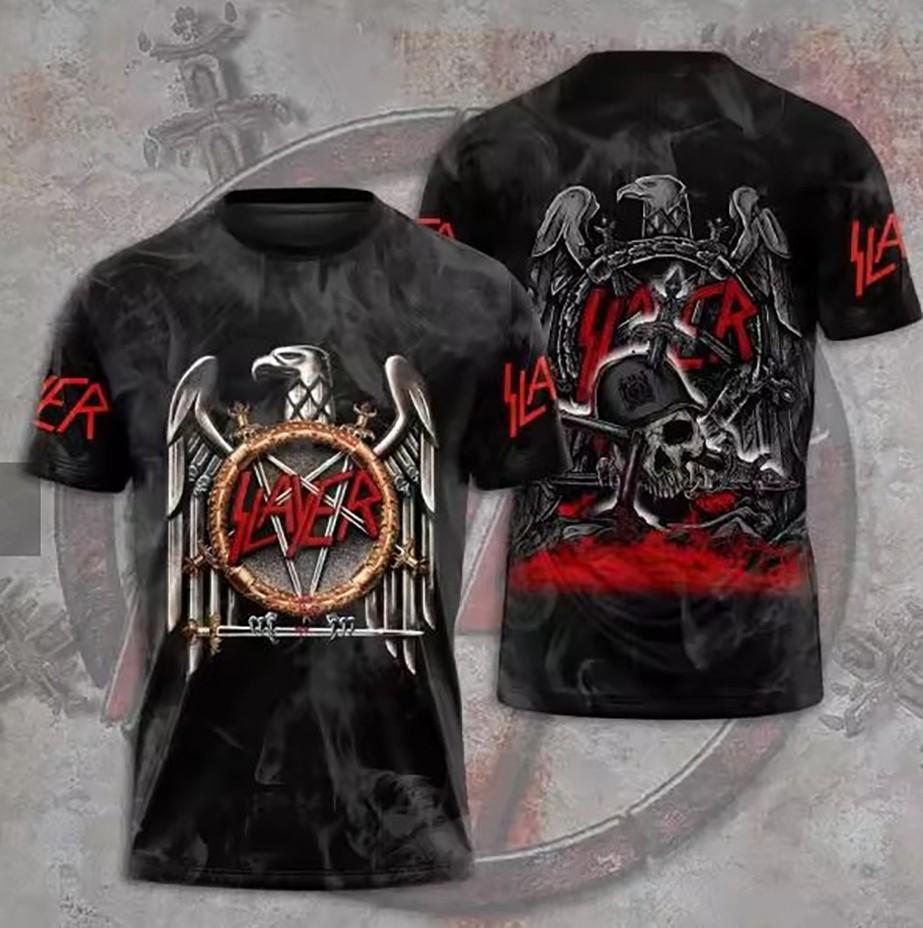 Slayer band 3D Print All Size T-shirt For Men Women XL