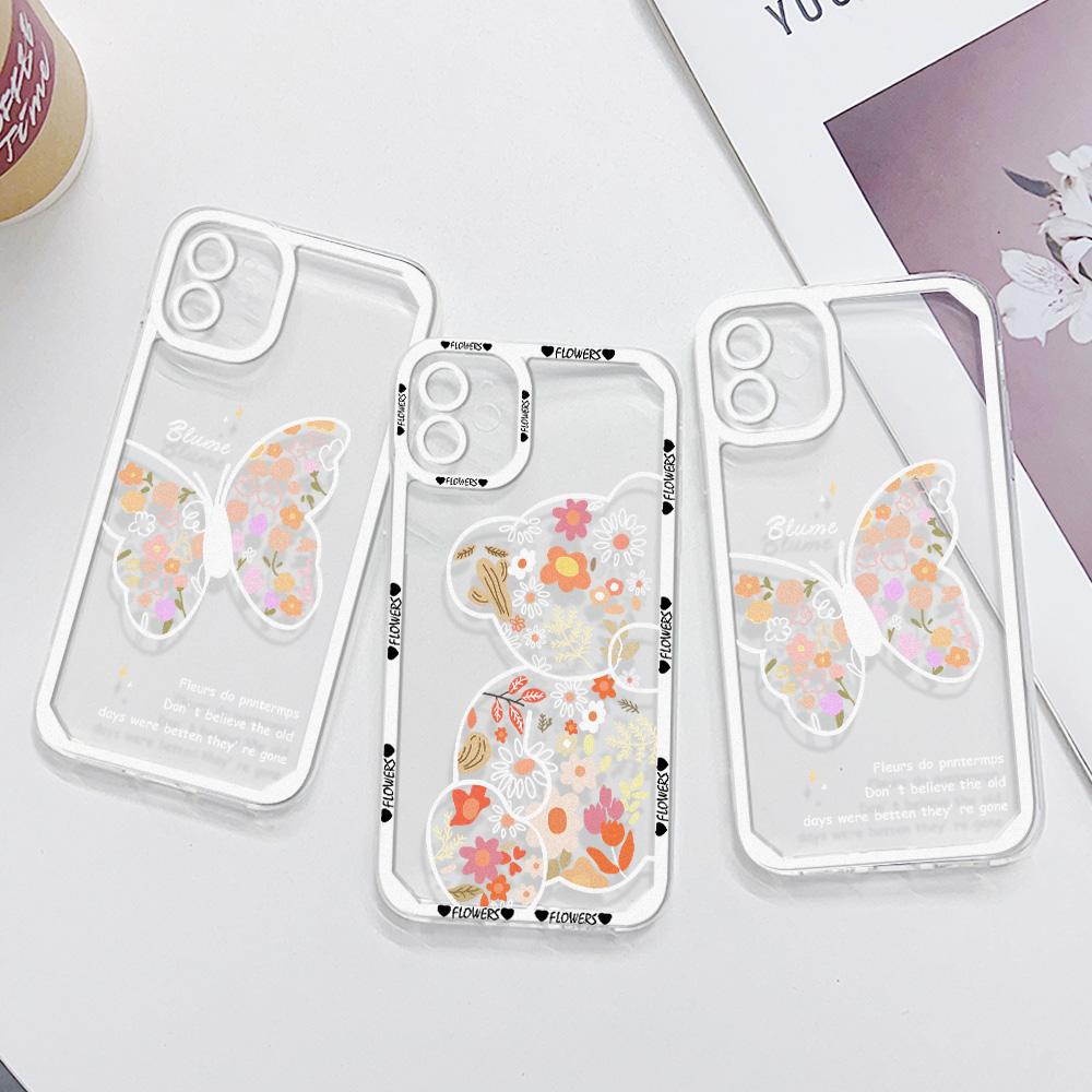 Husa de telefon cu transparenta ridicata pentru iPhone 11 13 XR 15 14 Pro Max iPhone 12 16 7 8 Plus XS Max Samsung A15 A55 A05 Redmi 12 13C 13 9