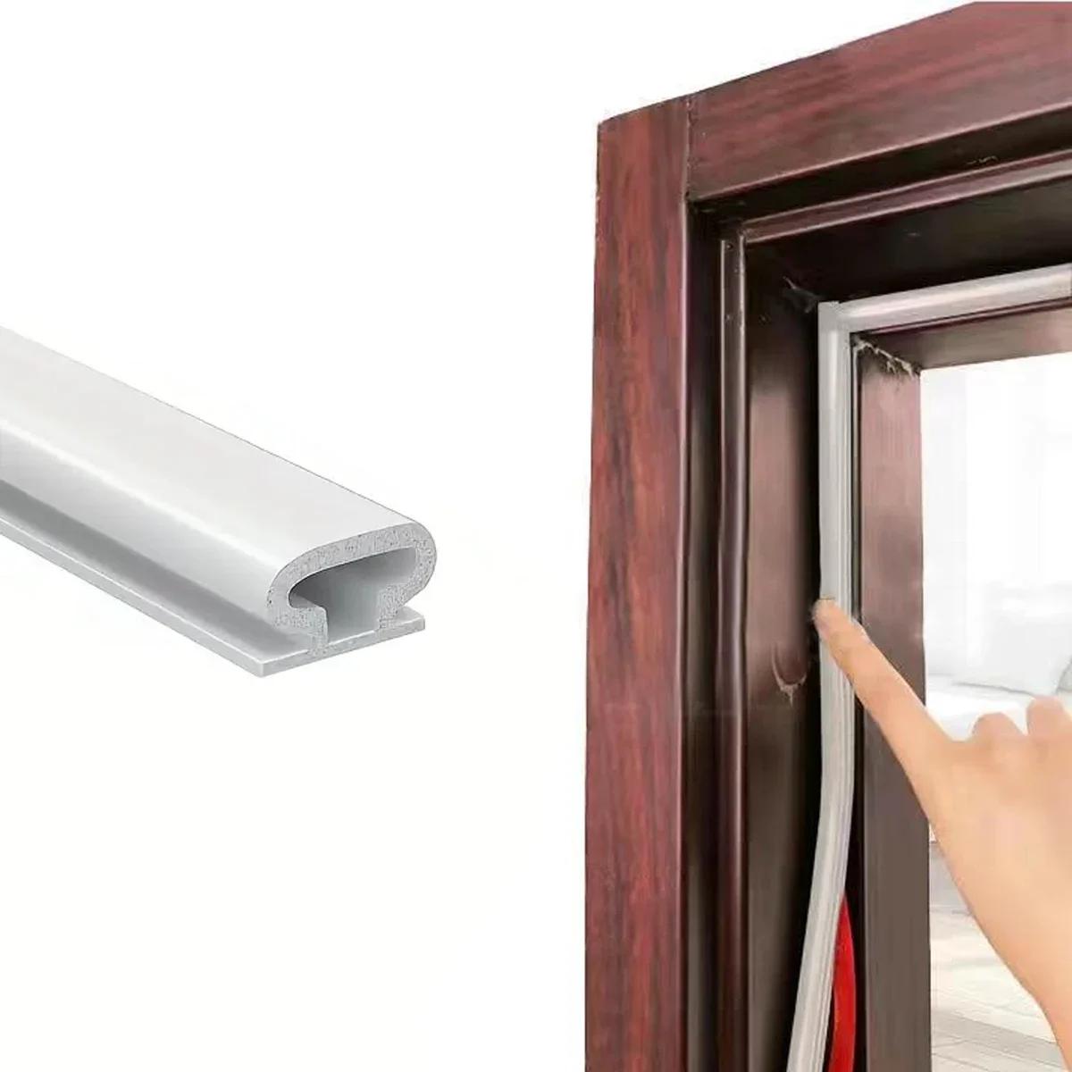 

6 м нижняя уплотнительная полоса двери уплотнительная полоса под дверной заглушкой TPE утолщенный антихолодный зазор уплотнительная полоса