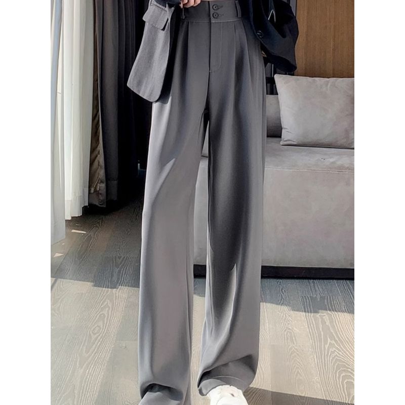 High Waisted Slim Loose Casual Pants High Waist Slim Looking Loose Casual Pants