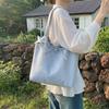 Women's Versatile Starry Sky Canvas Tote - Large Capacity Casual Shoulder Bag