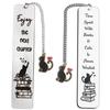 Stainless Steel Bookmarks Chain Bookmarks Cats Pendant Bookmarks Metal Book Mark Book Page Divider Gift for Book Lover