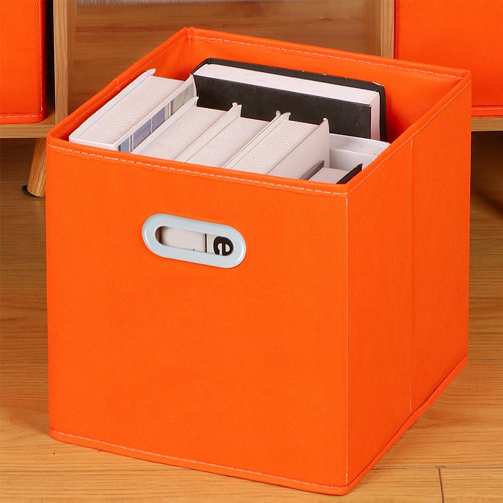 Fabric Cloth Storage Box for Book Clothes Toys Sundries Storage Foldable Closet Drawer Storage Organizer Bins Basket
