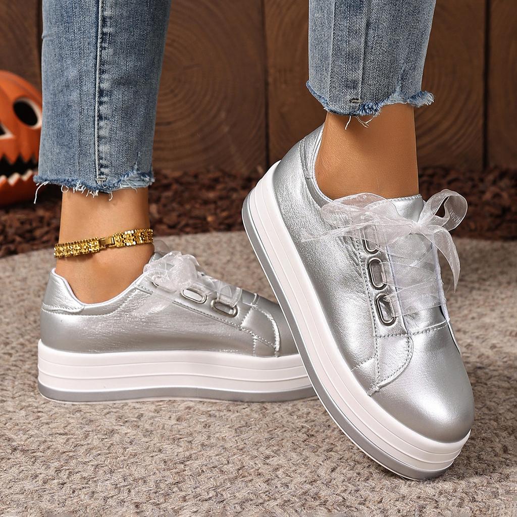Mode 2025 Neue Damen Lässige Bequeme Sneaker Hohe Qualität Damenmode Frühling Modeschuhe Weibliche Plateau Vulkanisierte Sneaker