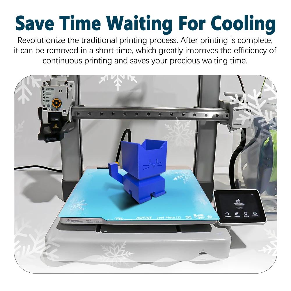 OMG Glacier for Bambu Lab P2S Plate Cool Printing PLA PETG Cold Bed Strong Adhesion Bambu Lab P2s Upgrade P2S Accessories