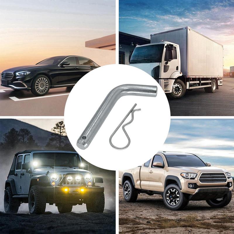 Tow Hitch Pin Zinc Trailer Pin 5/8-Inch Diameter Truck Hitch Accessories Tractor Hitch Hook Towing Hitch Clips For Family Car Or