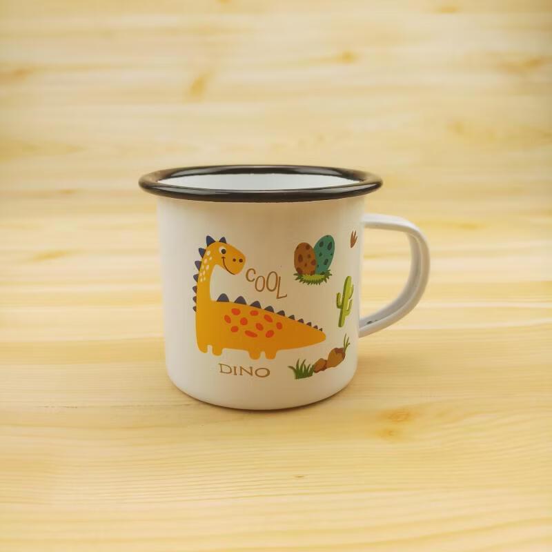 OLOEY Enamel Dinosaur Kids Cup