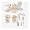 FineGood Pearl Hair Pins U-Pin Hair Accessories Kanzashi Hair Ornaments for Graduation, Entrance Ceremonies, Coming-of-Age Ceremonies, Photoshoots,