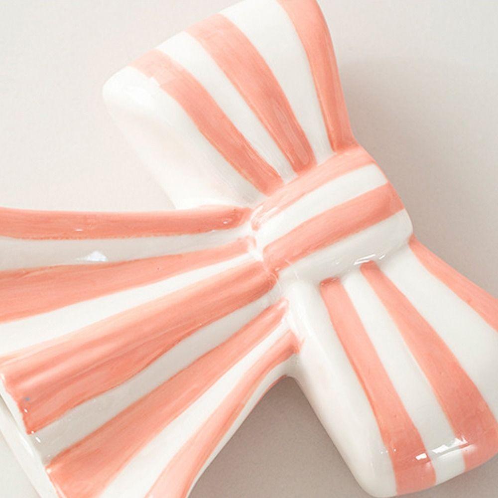 Striped Candlestick Korean Style Candle Stand Creative Candelabra Home Room Decor