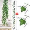 Artificial Rattan Leaf Vine for Ceiling or Wall Decor