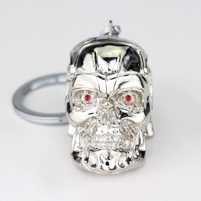 

1Pc Vintage Aviator Skull Head Pendant Skull Head Keychain Men Women Fashion Pendant Keyring Jewelry Car Key Accessories