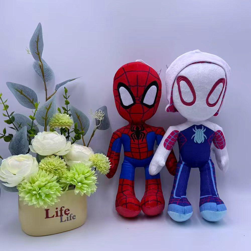 Latest !!25-30Cm Man Spidermaned Plush Toys Movie Dolls  Avengers Plush Stuffed Superhero Captain America Iron Christmas Gifts