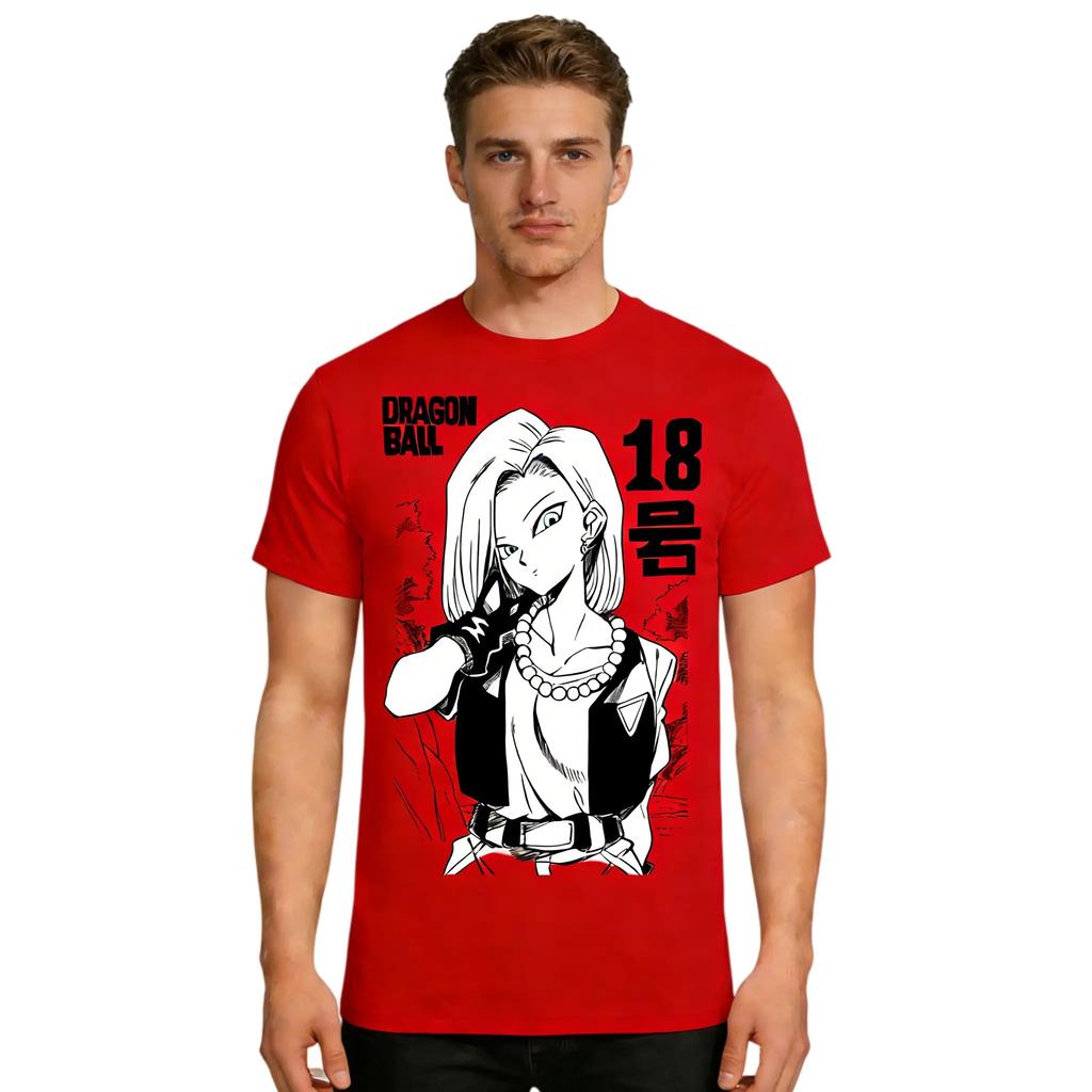 Dragon Ball 2026 New Hot Fashion Summer Vintage Anime Tshirt Mens Pure Cotton Casual Loose Sports Daily Version Y2K Style