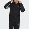 adidas MH 3S Full-Zip Hooded Jacket Men Outerwear Black DX7657