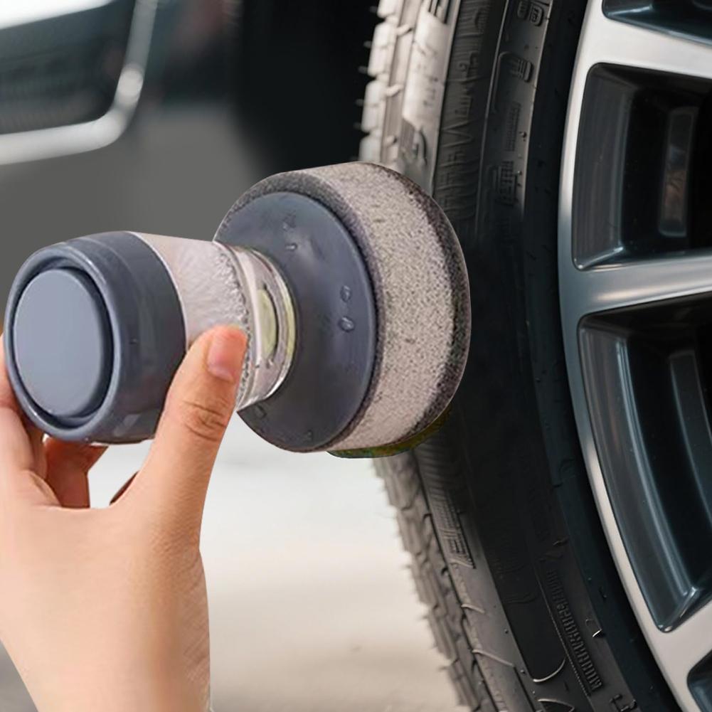 Wheel Polishing Sponge Car Paint And Tire Waxing Tool Contour Sponge Applicator Tire Accessories Brush Cleaning Auto V3H4