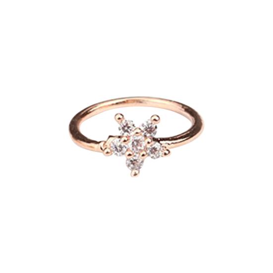 Exquisite Nose Piercing All-match Copper Creative Cartilage Tragus Nose Ring for Women