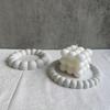 Plate Storage Coaster Mold DIY Cement Nordic Plaster Coaster Round Tray Pottery Mould Home Decor Handicrafts Gift