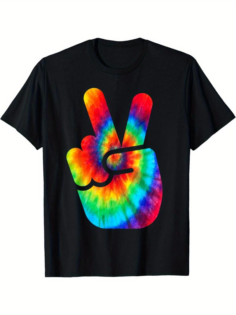 Cool Peace Hand Tie Dye for S And S T-Shirt