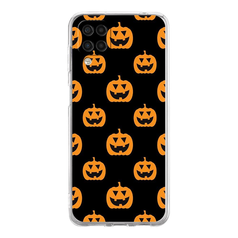 Leaves Fall Fox Pumpkin Halloween Phone Case For Samsung A13 A33 A73 A53 A23 A51 A71 A21S A12 A31 A41 A03S A22 A52 A32 5G Cover