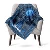 Deer Under The Moon Customize Your Name Blanket Used For Chair Office Sofa Bed Camping Soft And Warm Giving Friends And Relatives Birthday Graduation