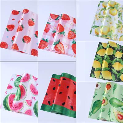 4 Stück Obst-Tischsets, Sommer-Obst-Thema, Happy One Birthday Party-Dekorationen, Kind, Erwachsene, Babyparty-Zubehör, Hochzeits-Party-Geschenke