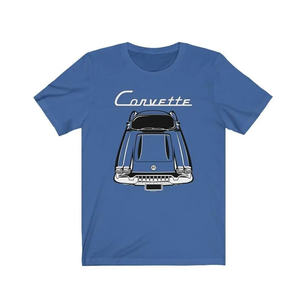 Classic C1 19581960 Retro Muscle Supercar Multicolor Outline TShirt Short Sleeve Casual 100 Cotton ONeck Mens Tshirt