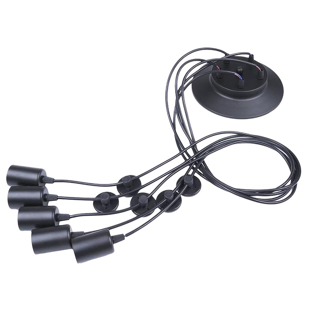 Lampă suspendată vintage, plafon industrial de 1,2 m, înălțime, lampă DIY