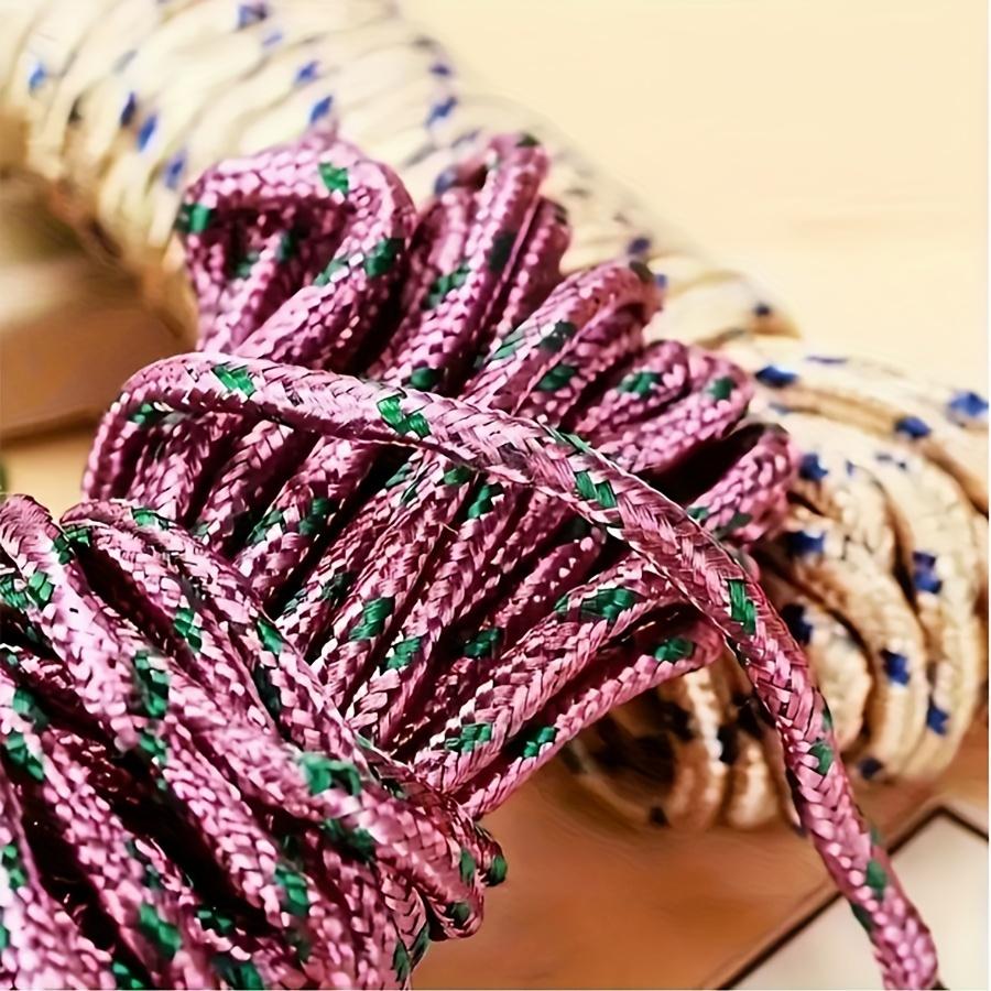10M Laundry Hanging Rope Nylon Slip Windproof Clothesline Outdoor Drying Clothes Line Clotheslines Fixed Rope