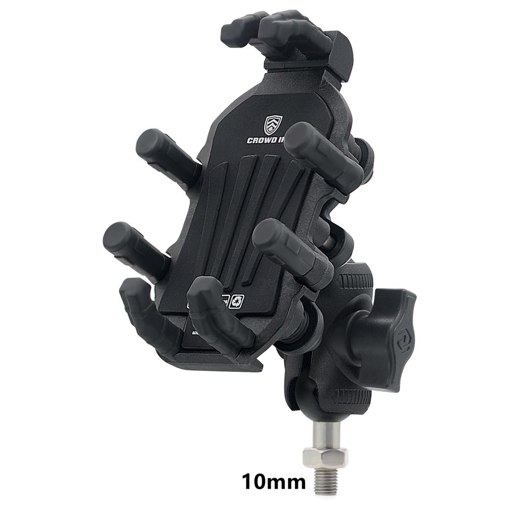 Motorcycle Cell Phone Support Handlebar Bracket Mobile Mirror Mount Navigation Stand Aluminum Anti Vibration Handle Holder Bike