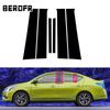 Car Window Pillar Posts Door Trims Cover BC Column Sticker for Nissan Almera Sunny Versa 2010- Accessories Exterior Parts